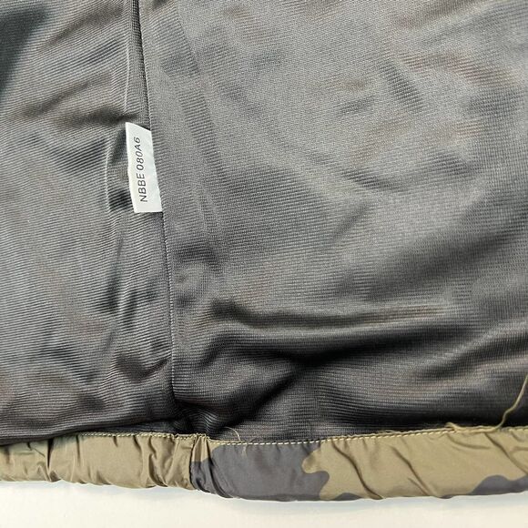 New Smith Men Coaches Jacket Snap Front Olive Camo Windbreaker Beimar US L Large - Picture 9 of 12